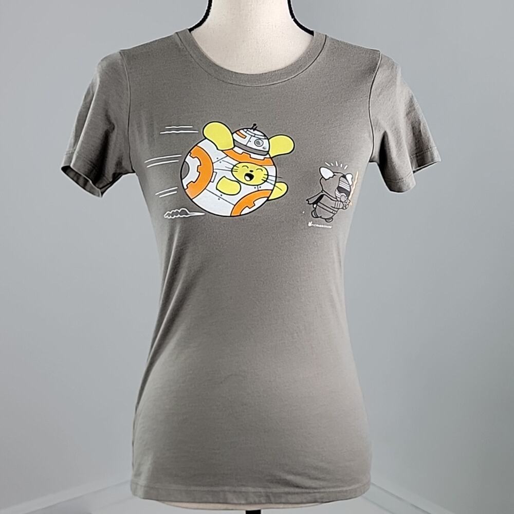 Fat Rabbit Farm Star Wars BB-8 Kylo Ren Inspired Graphic Print T-shirt Women's S